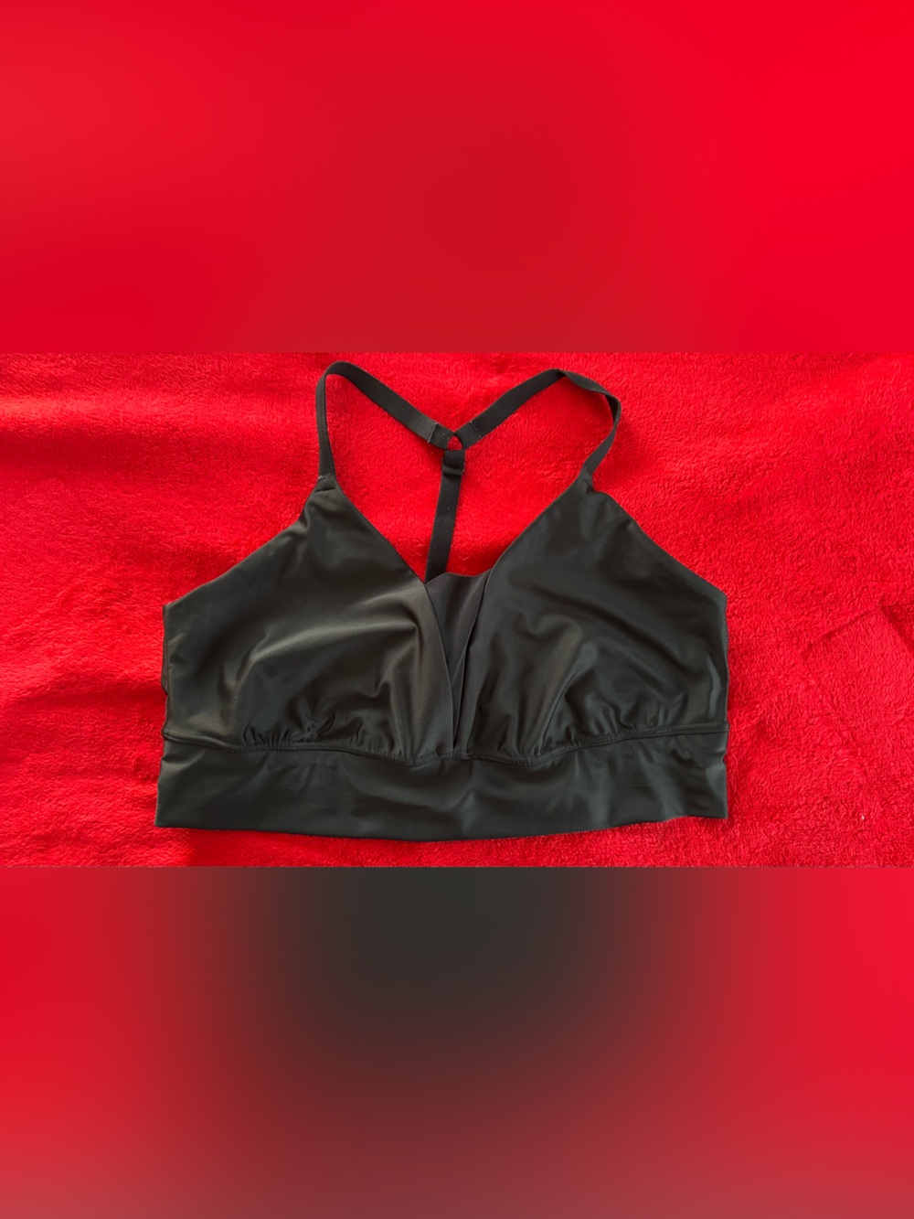 aerie Black Seamless Bralette with Racerback